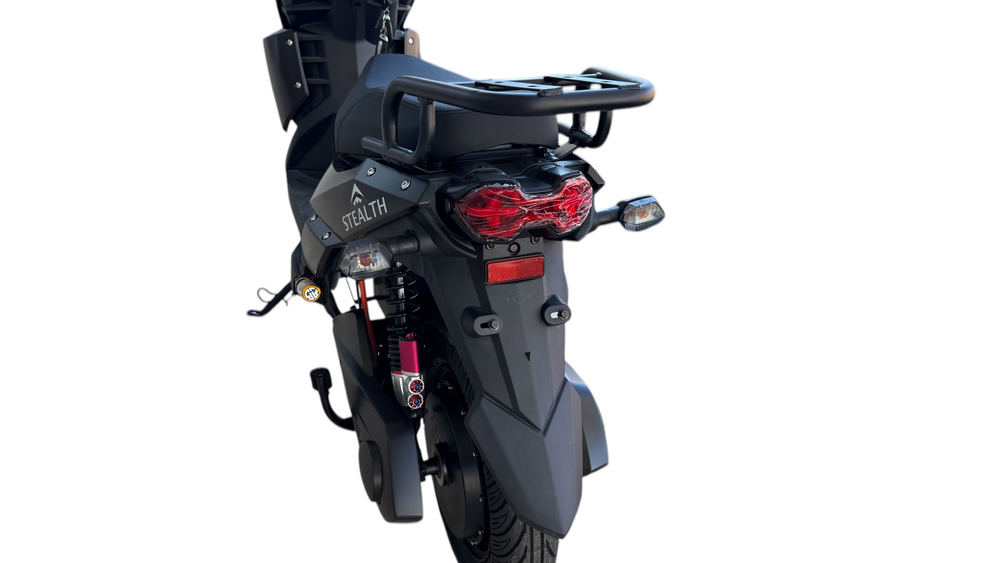 Stealth Pro Electric Scooter/Moped 70 Mile Range 50MPH - Bluetooth Speakers