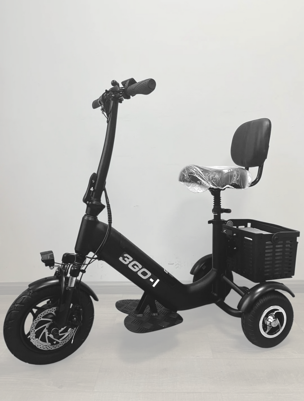 Stealth 3GO-1  Electric Tricycle 10”/12" Rear/Front Wheels