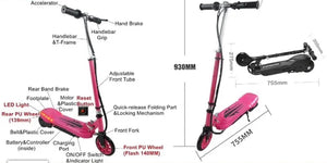 Stealth ZoomRider Foldable Electric Scooter for Kids