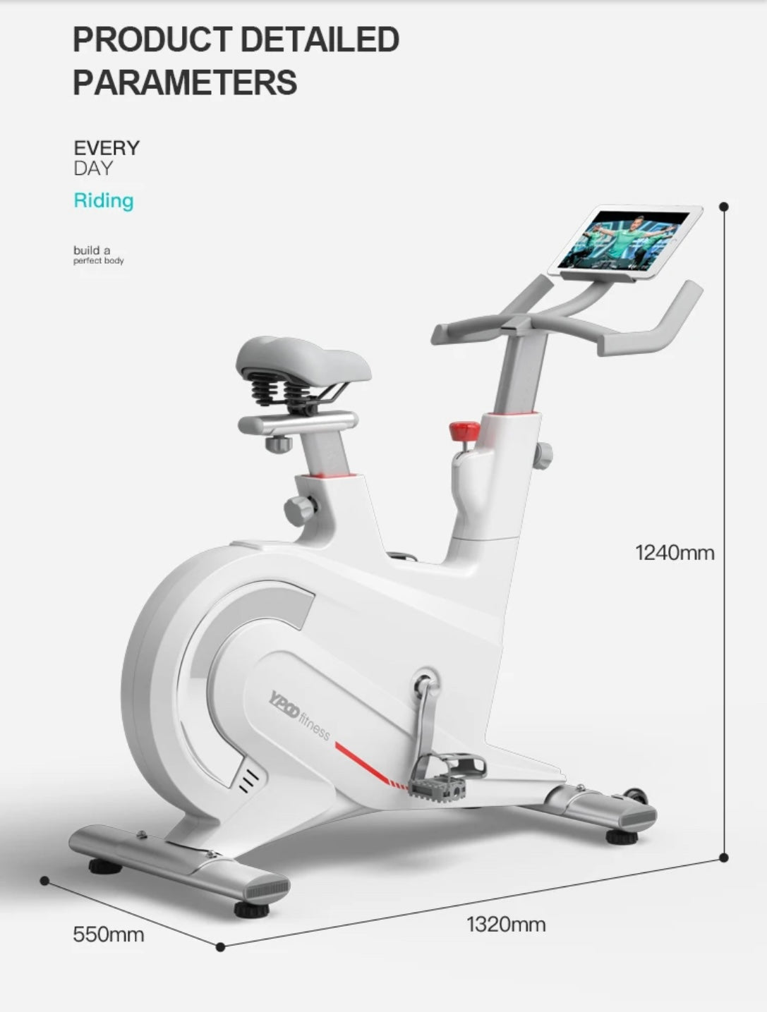 Exercise Spin Bike (Black Available)
