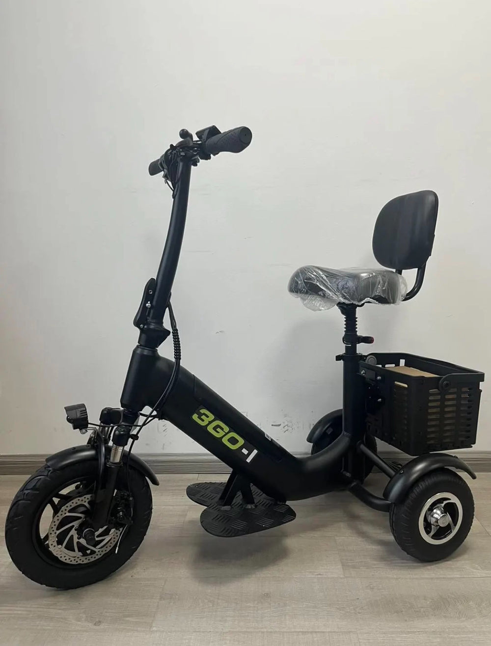 Stealth 3GO-1  Electric Tricycle 10”/12" Rear/Front Wheels