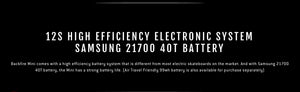 BACKFIRE MINI SUPER PORTABLE ELECTRIC SKATEBOARD