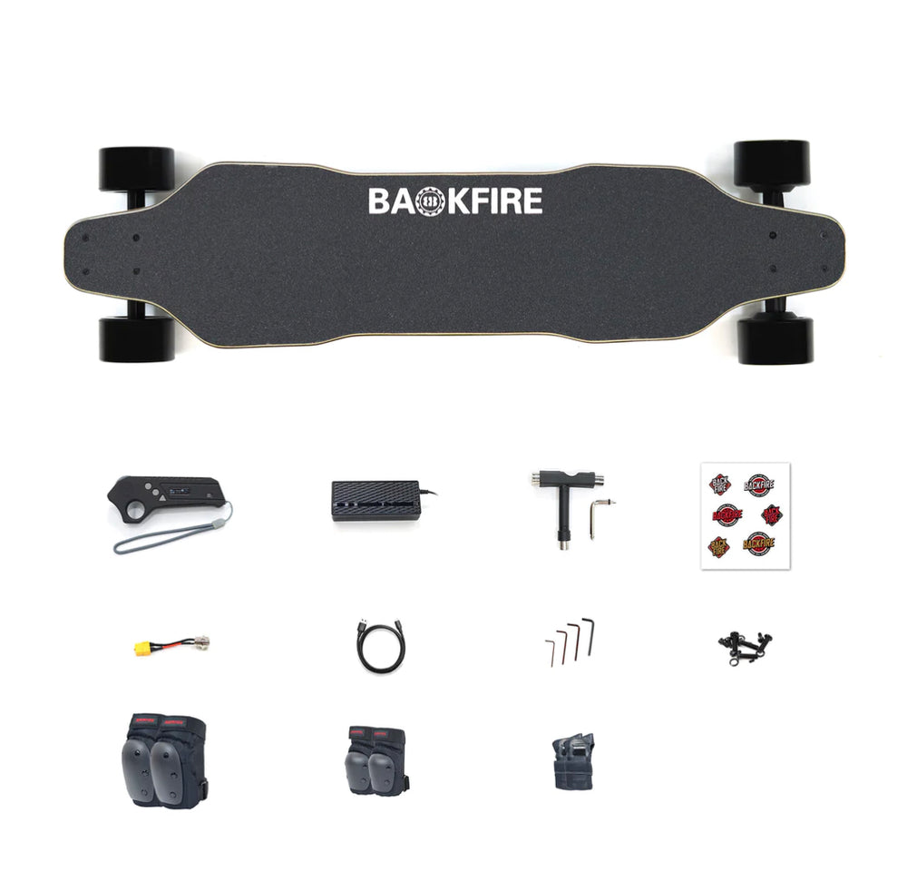 Backfire G2 Black Electric Skateboard w/Remote