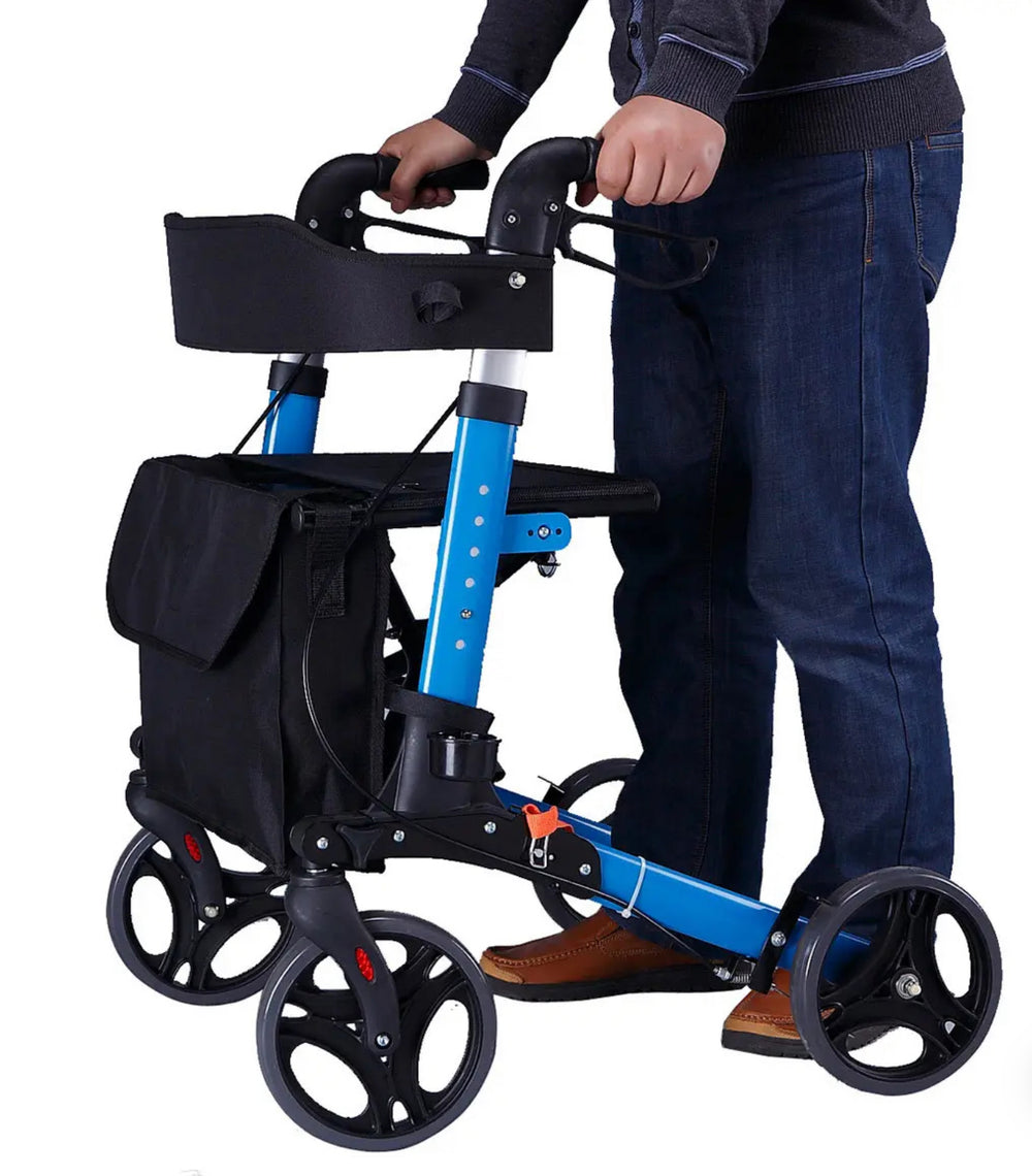 Rollator Walker - Foldable w/Back Rest