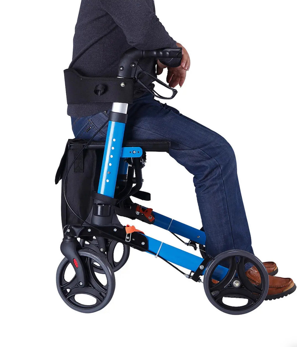 Rollator Walker - Foldable w/Back Rest