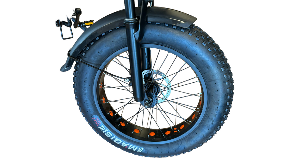 ZHawk Foldable Electric Bike 20” Wheels 4” Fat Tires