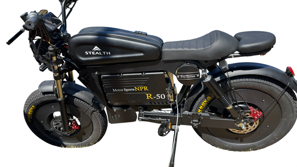 Stealth R50 Warrior Electric Bike - All Terrain Scooter & Home Gym Equipment Store Stealth R50 Warrior Electric Bike - All Terrain Scooter & Home Gym Equipment Store