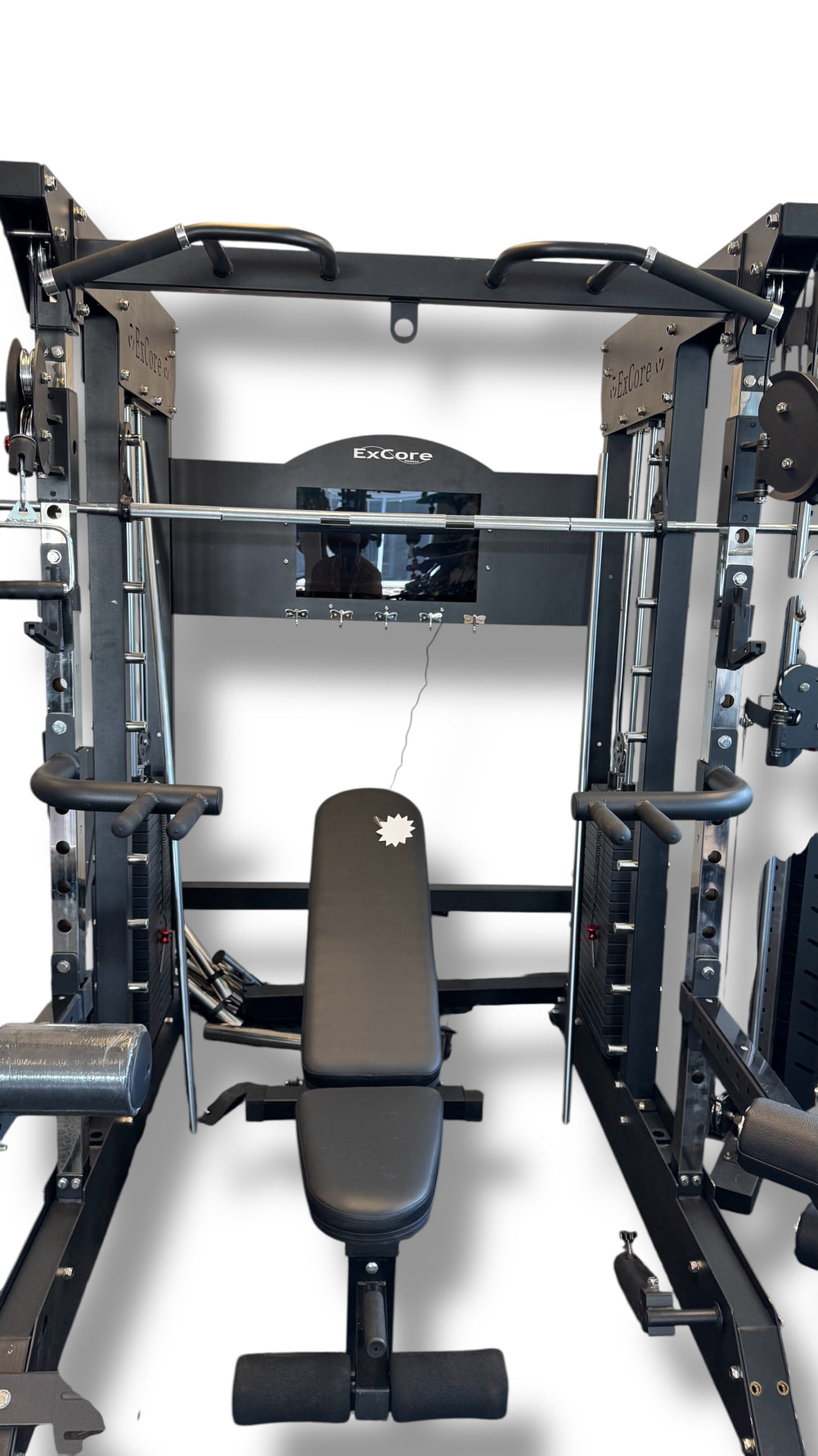 (New Arrival) ExCore Fitness® XR16 Smith Machine 78” Tall with Leg Press