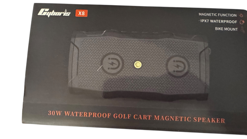 Cyboris Bluetooth XS - 30W Waterproof Magnetic Speaker with Bike Mount