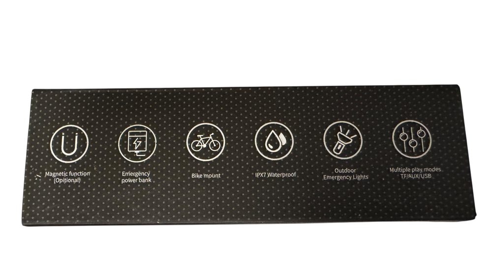 Cyboris Bluetooth XS - 30W Waterproof Magnetic Speaker with Bike Mount