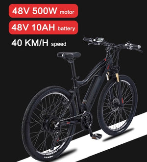 Akez 27.5” Electric Mountain bike w/Power Assist 500W