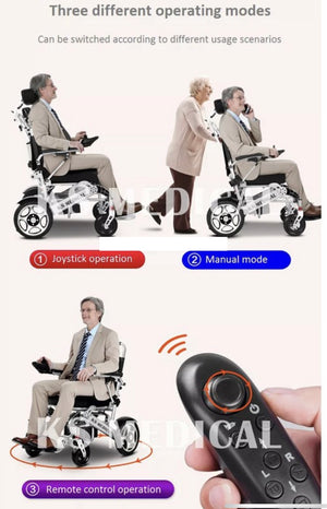 Electric Wheelchair with Wireless Remote