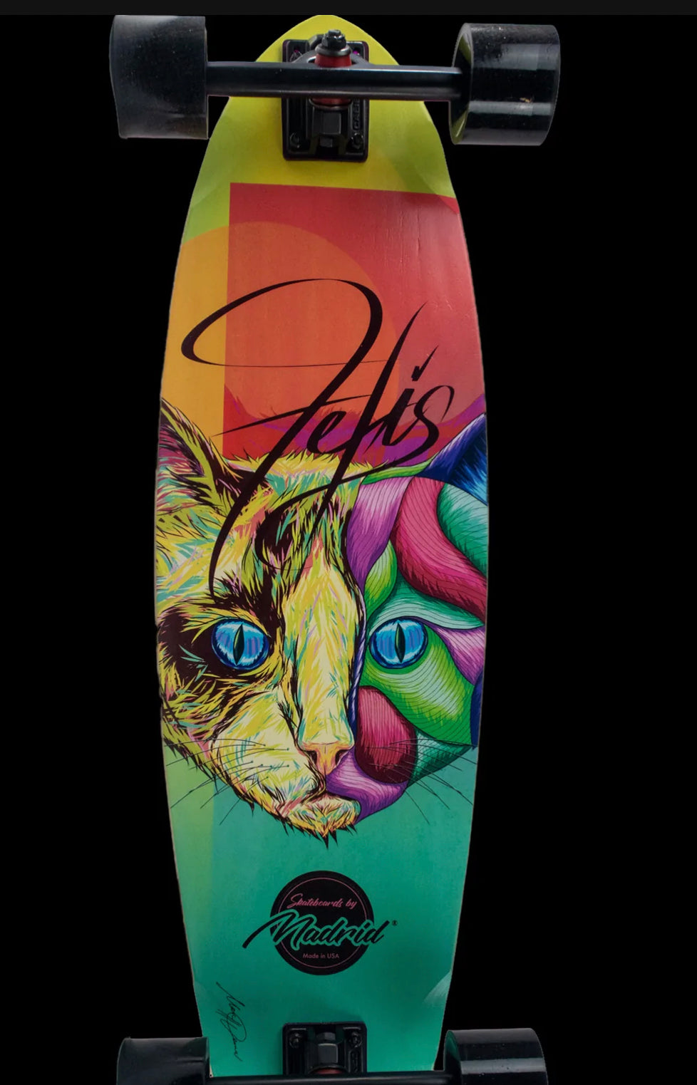 Backfire Blunt 36” Felis Cat Top Mount Longboard