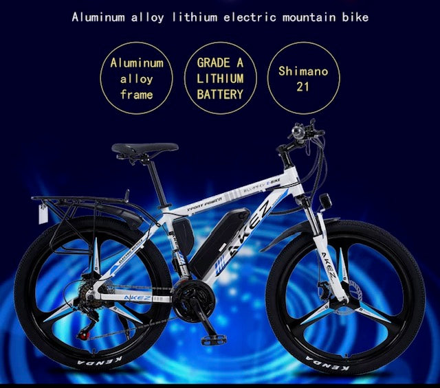 Akez Classic 26” Electric Mountain Bike 500W