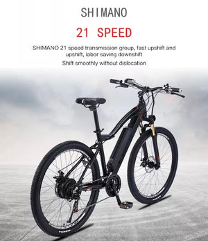 Akez 27.5” Electric Mountain bike w/Power Assist 500W